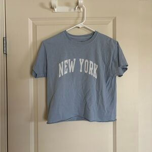Brandy blue New York crop top